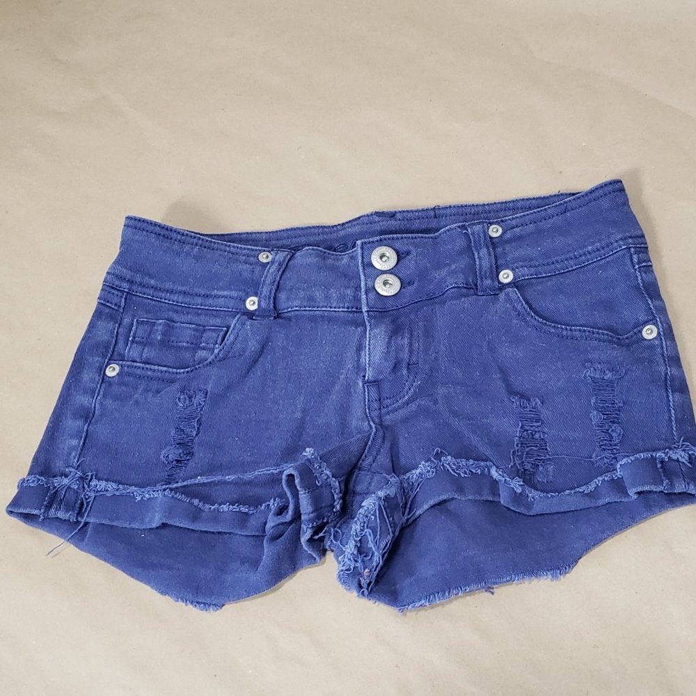 Blue Short shorts